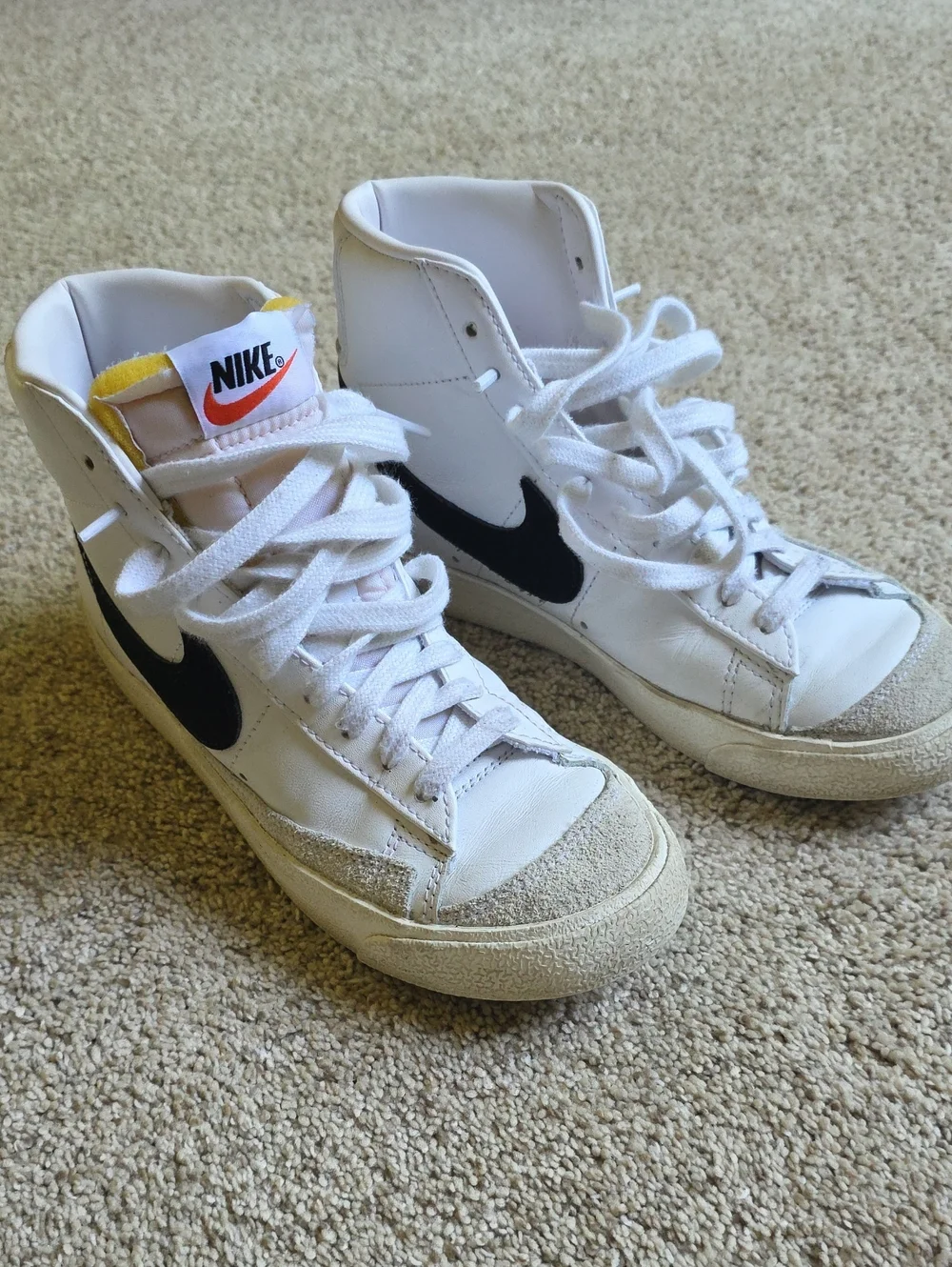 Nike Kids White High-Top Blazer Sneaker